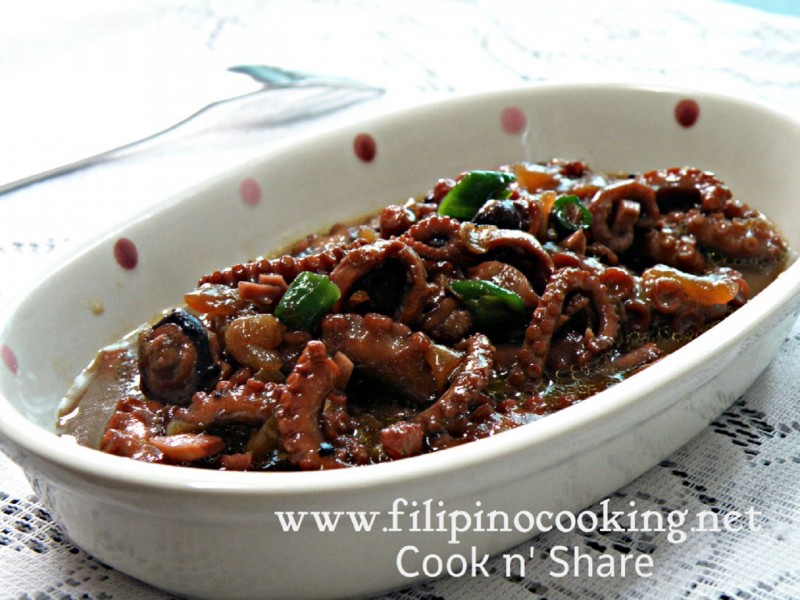 adobong pusit