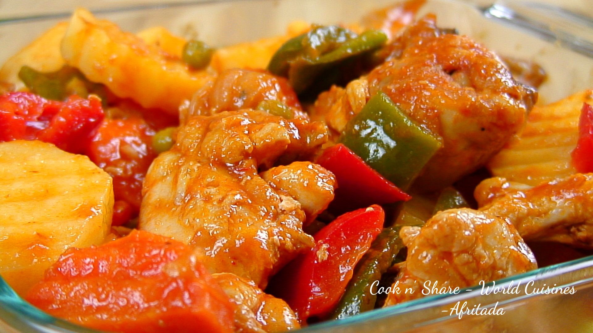 Chicken Afritada Afritadang Manok Cook N Share World Cuisines