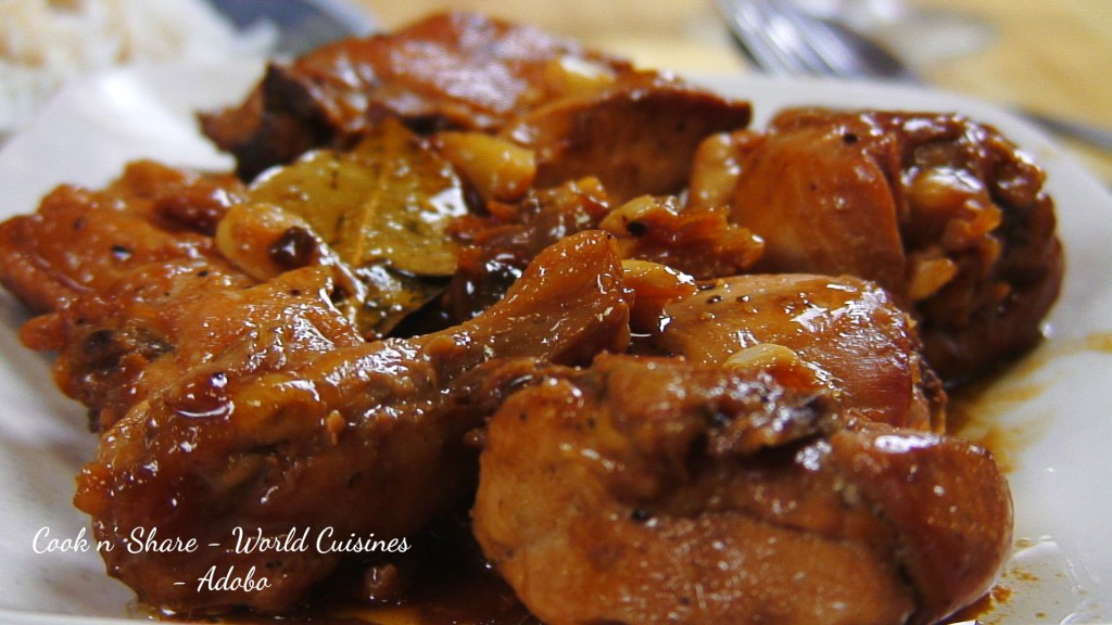 Chicken Adobo Cook N Share World Cuisines 5856