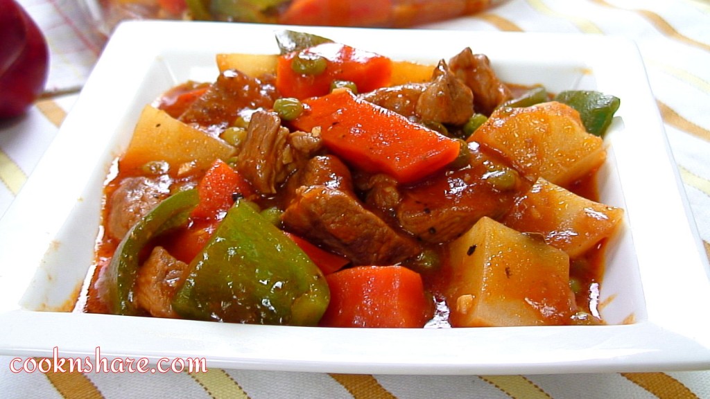 afritadang baboy recipe