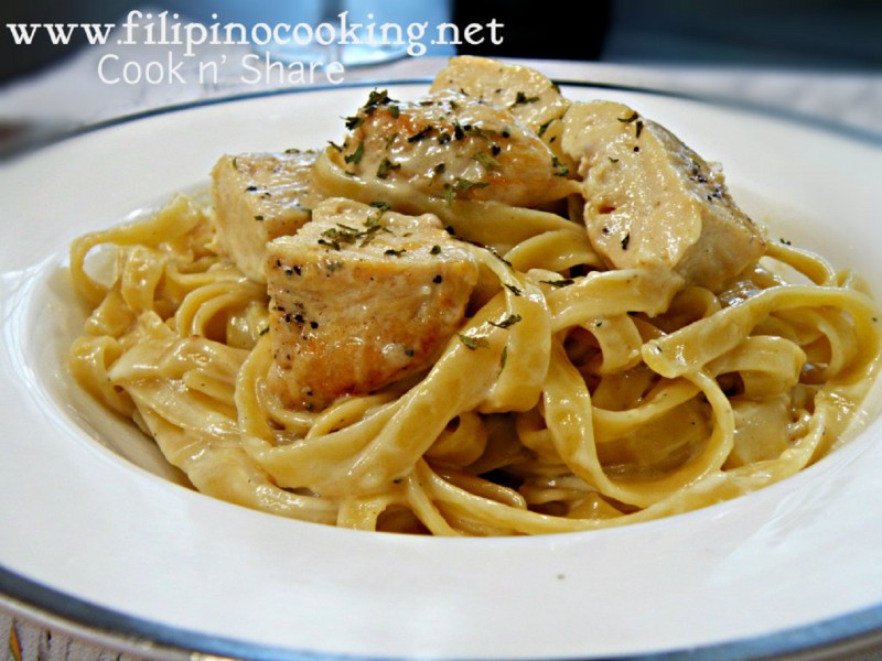 chicken alfredo
