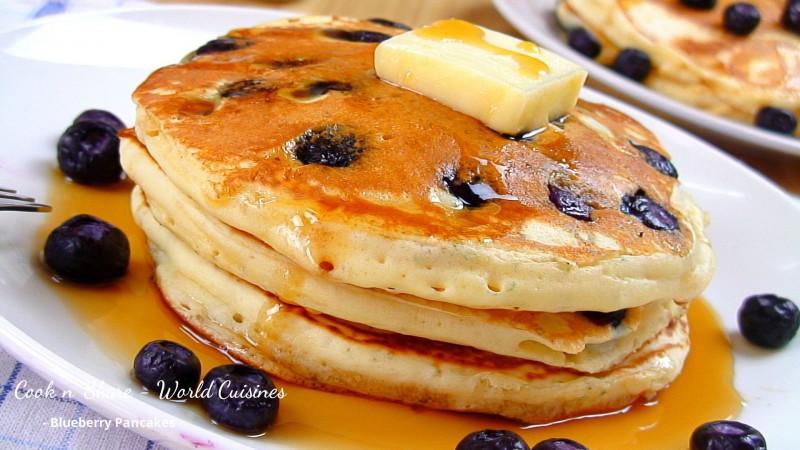 blueberry pancakes