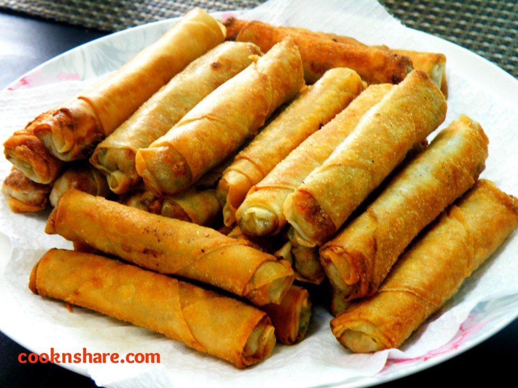 Lumpiang Shanghai (Spring rolls) Cook n' Share World Cuisines