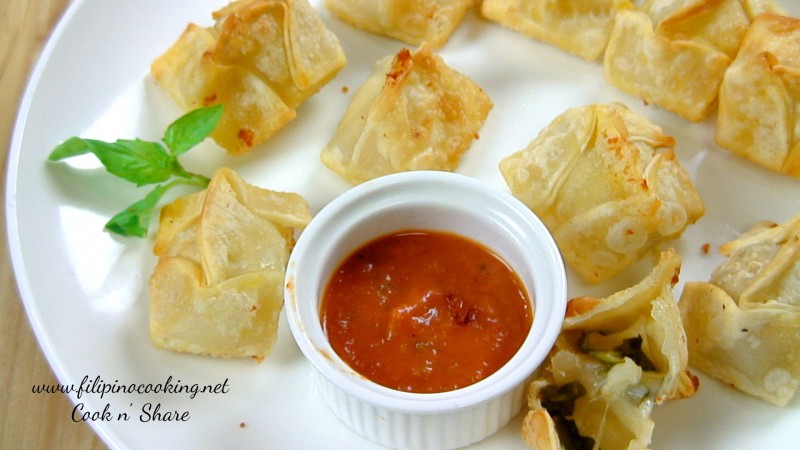 basil mozarella mini bites