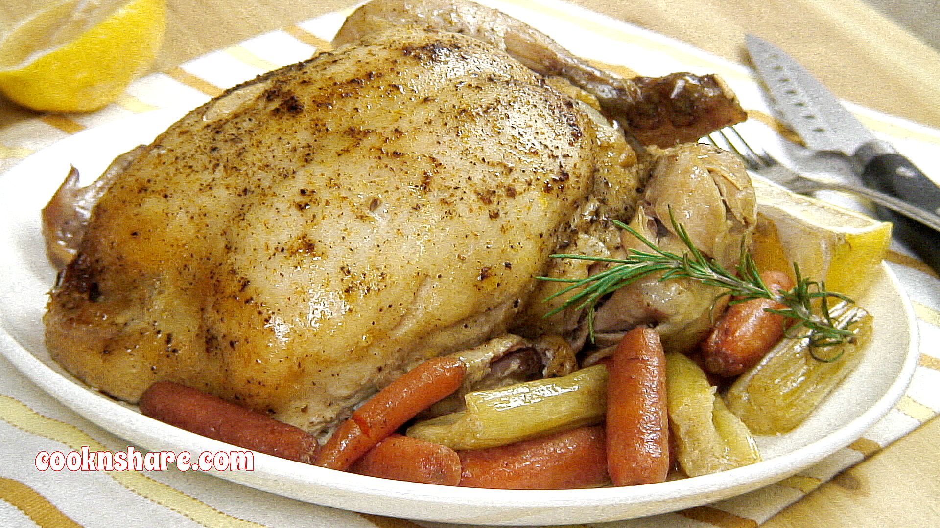 Crock Pot Whole Roast Chicken Cook n' Share World Cuisines