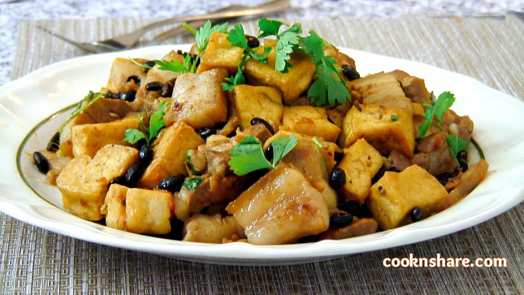 Pork and Tofu Con Tausi - Cook n' Share - World Cuisines