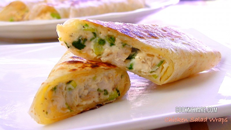 crispy chicken wrap