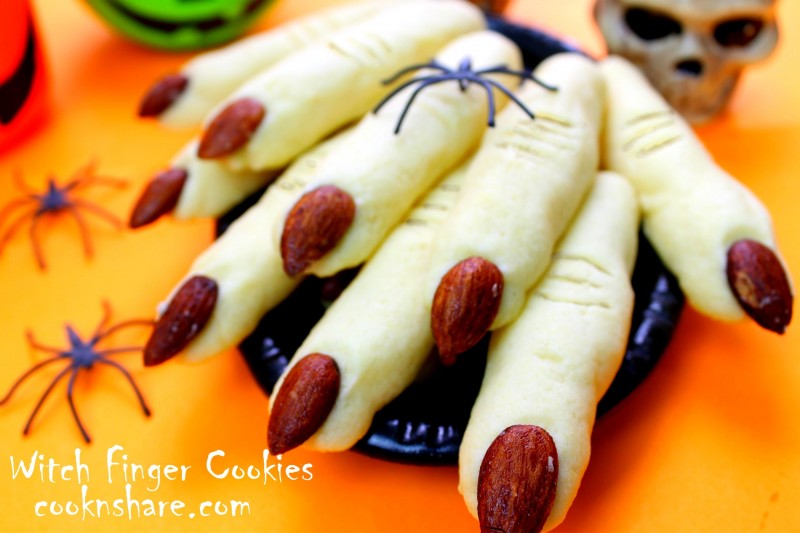 witch finger cookies