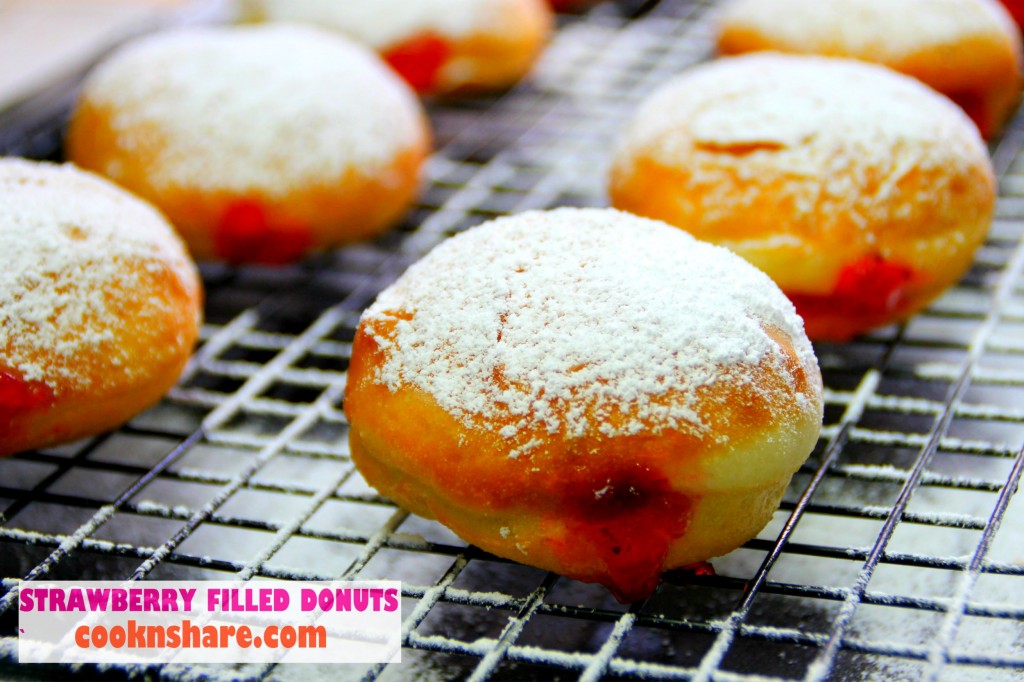 Strawberry Jam Filled Donuts Cook n' Share World Cuisines