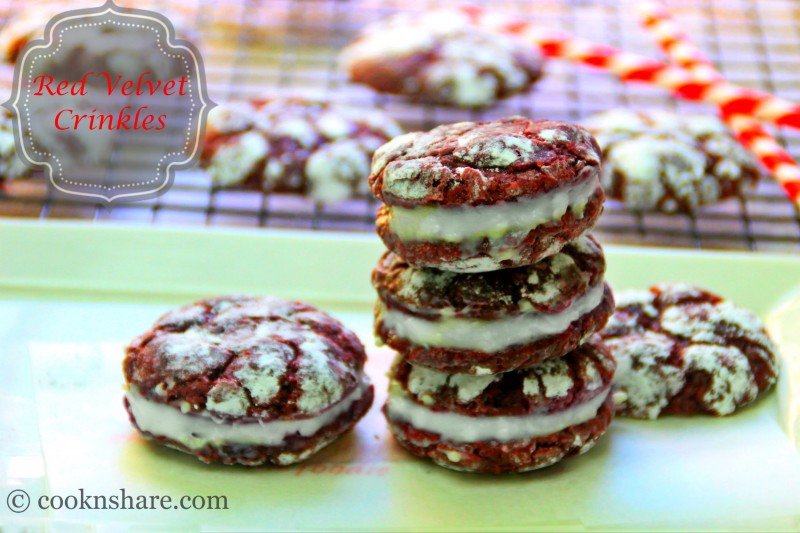red velvet crinkles