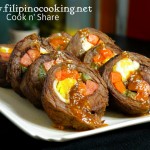 Filipino Callos (Beef tripe stew)