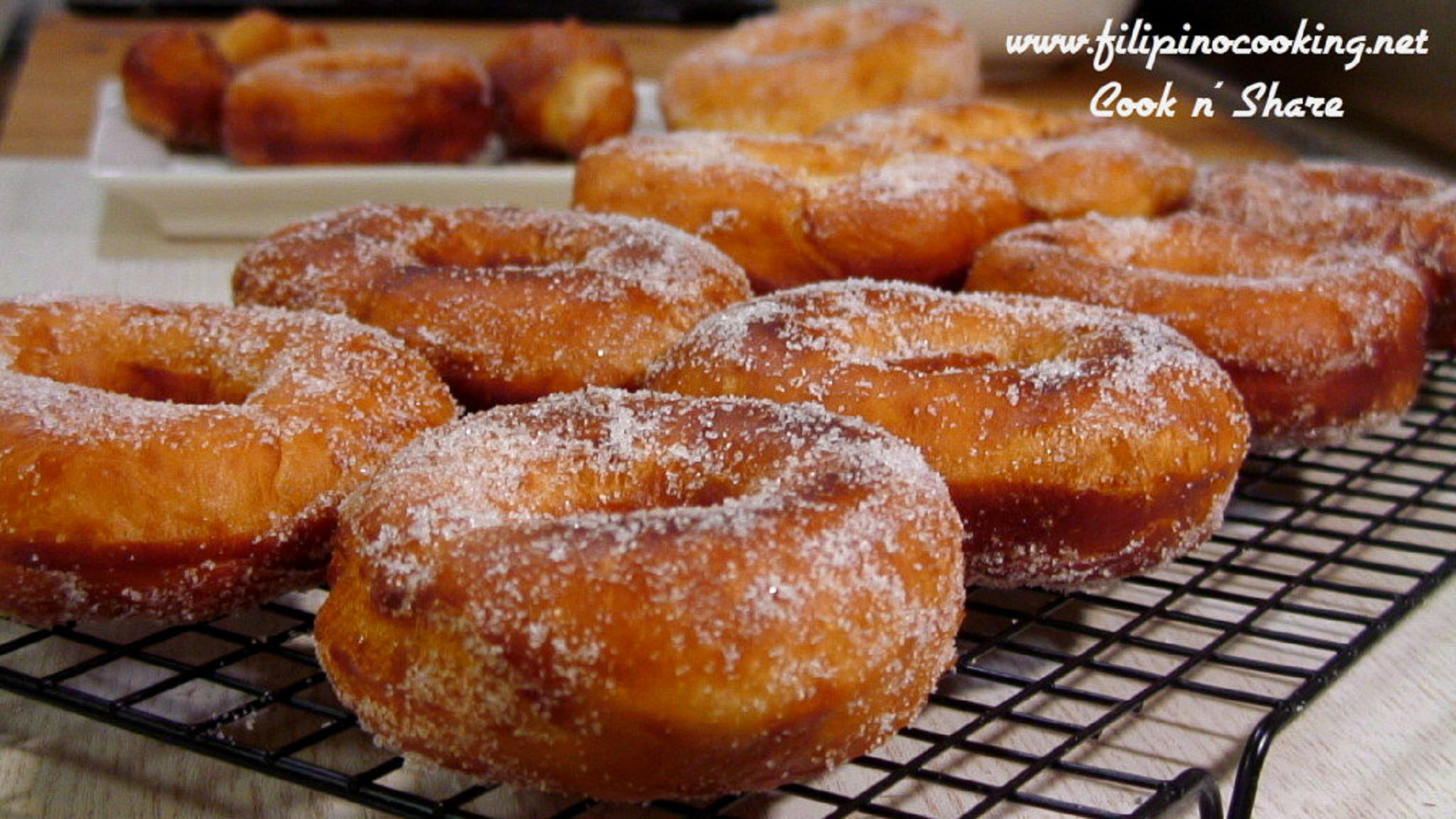 sugar coated donuts