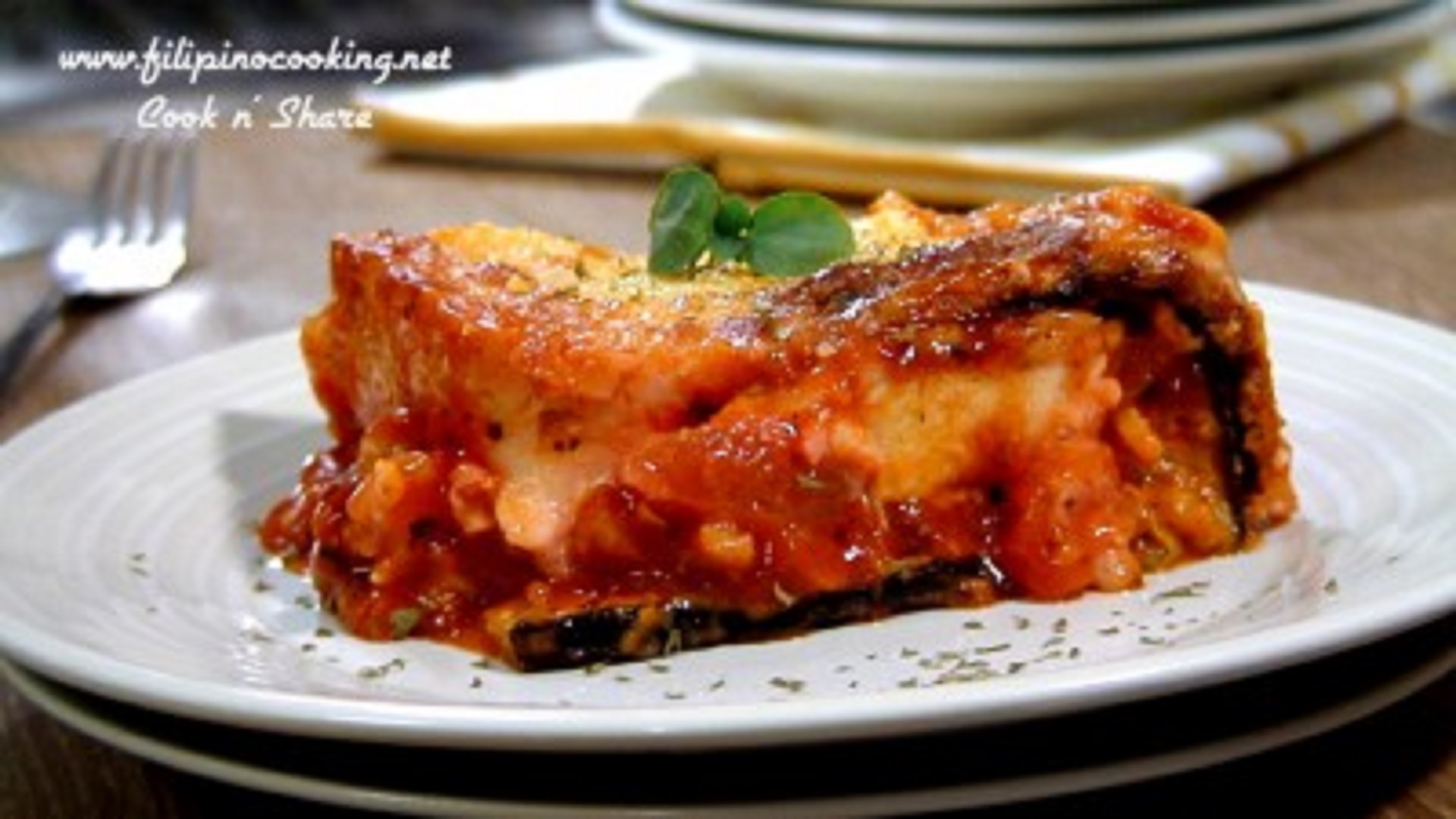 Eggplant Lasagna - Cook n' Share - World Cuisines