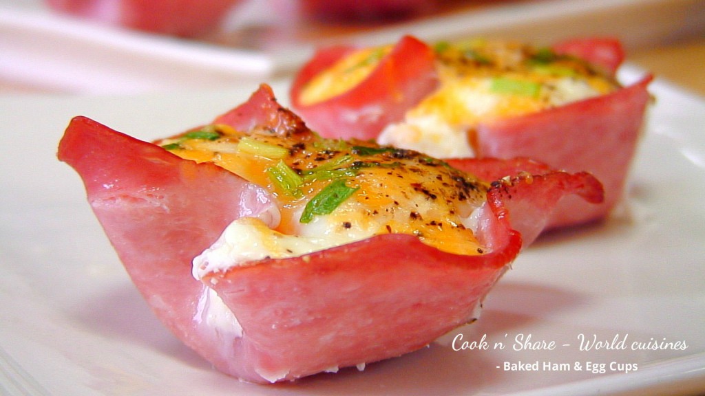 Baked Ham and Egg Cups Cook n' Share