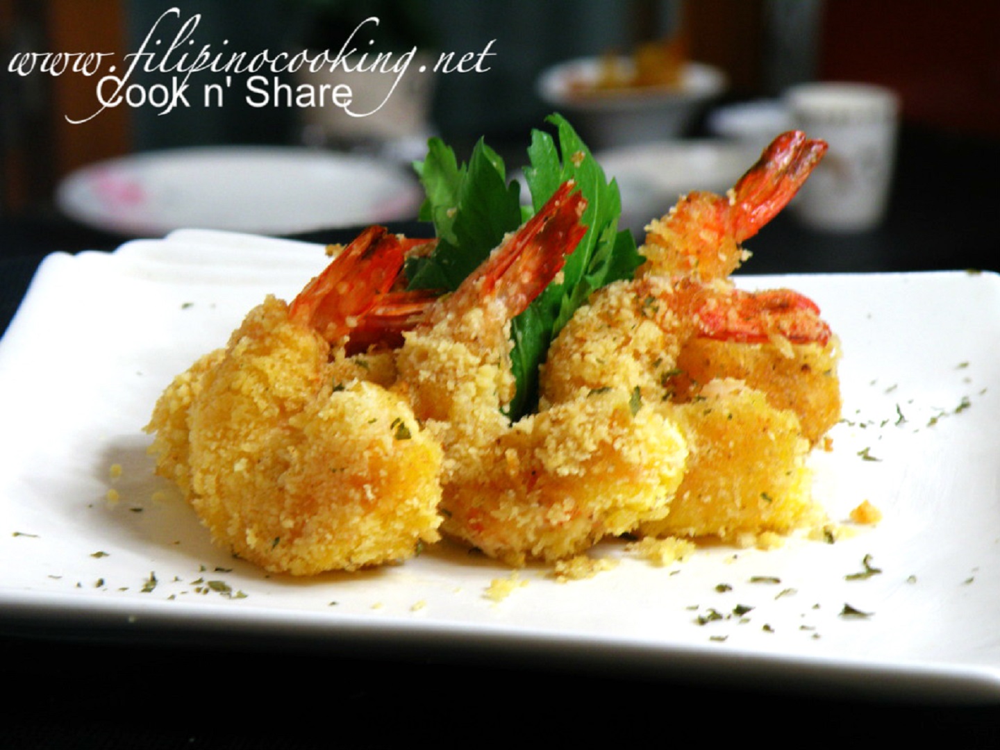 parmesan crusted shrimp