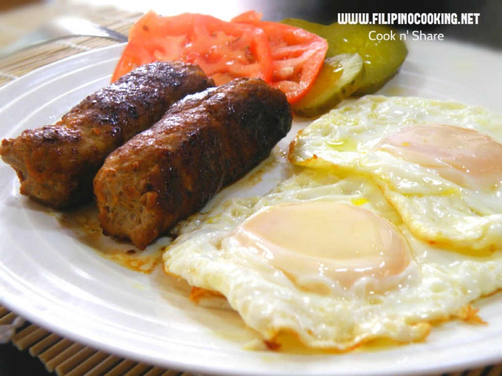 Homemade Skinless Longganisa - Cook n' Share - World Cuisines