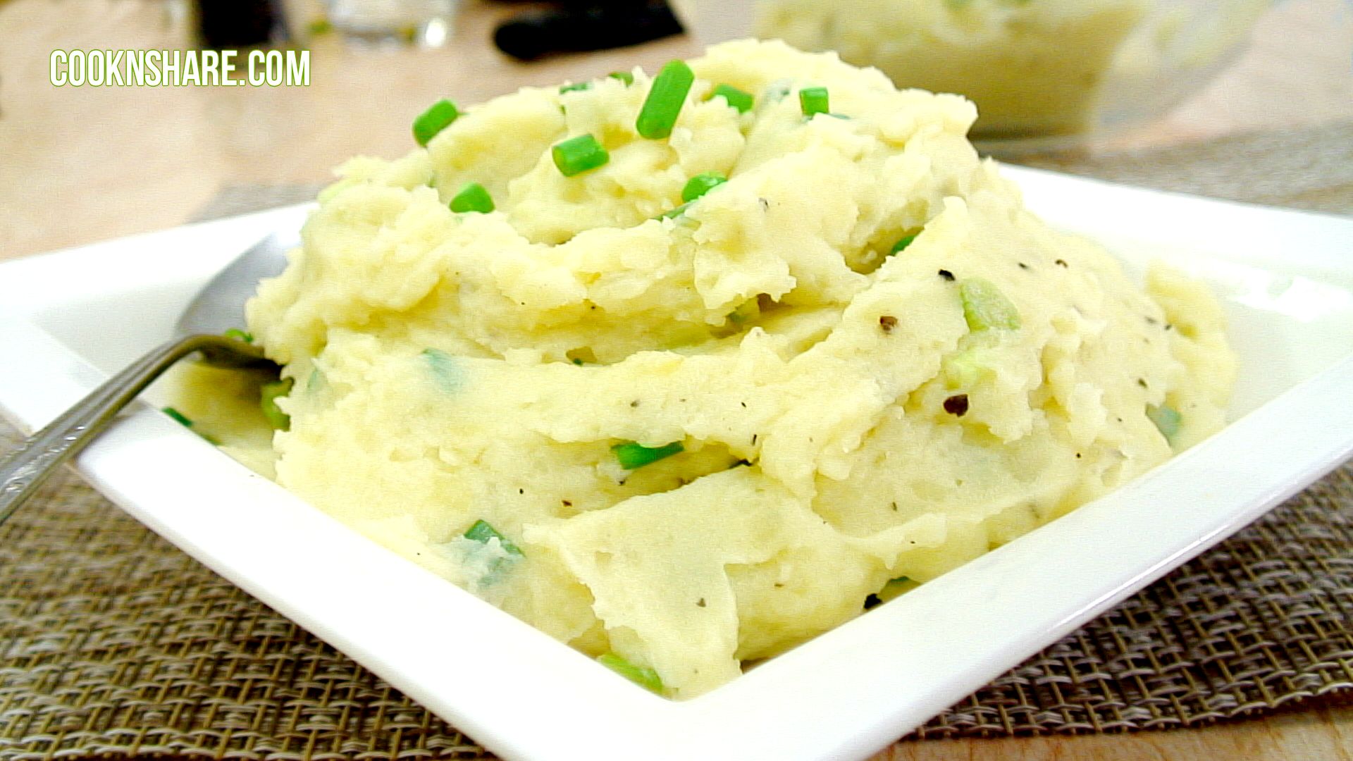 Mashed potatoes with leeks