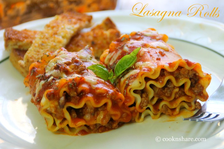 lasagna rolls