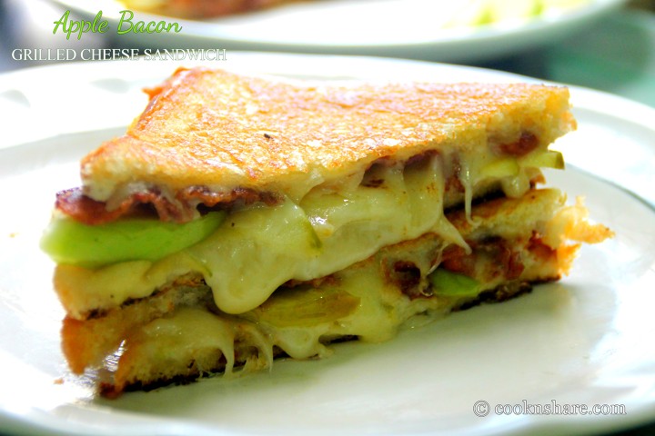 apple bacon grilled cheese