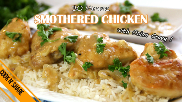 smothered chiken