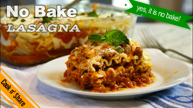 no bake lasagna