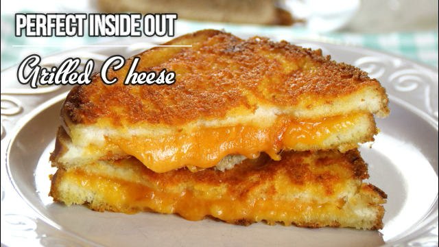 inside out grilled cheese