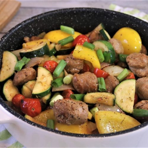 Italian Sausage Skillet {Made in One Pan!} 