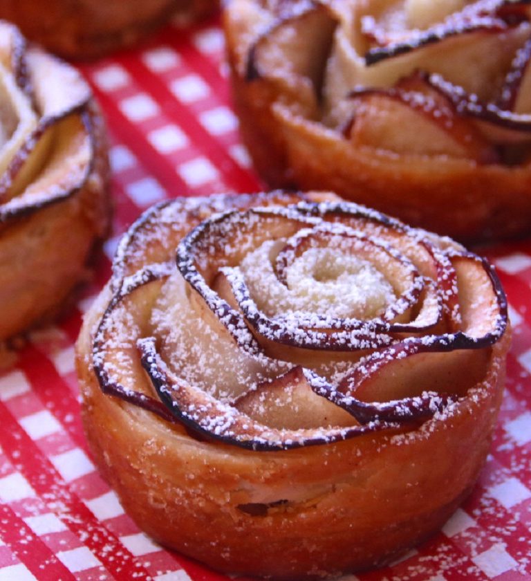 apple rose pastry