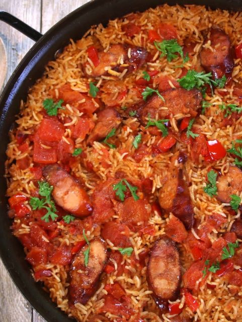 One Pan Chorizo Rice – Cook n' Share