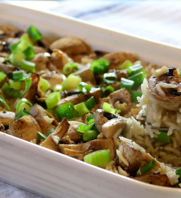 mushroom fried rice