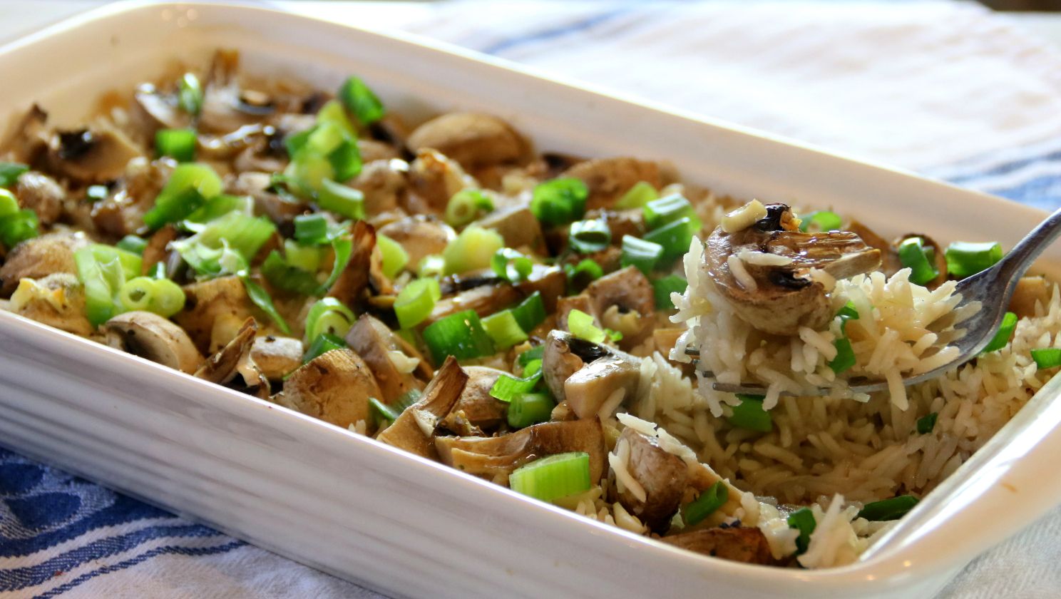 mushroom fried rice