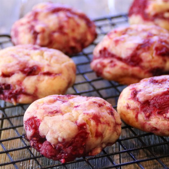 raspberry cookies