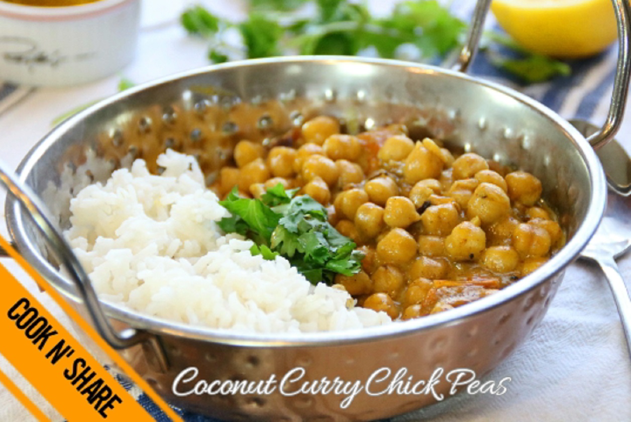 coconut curry chickpea