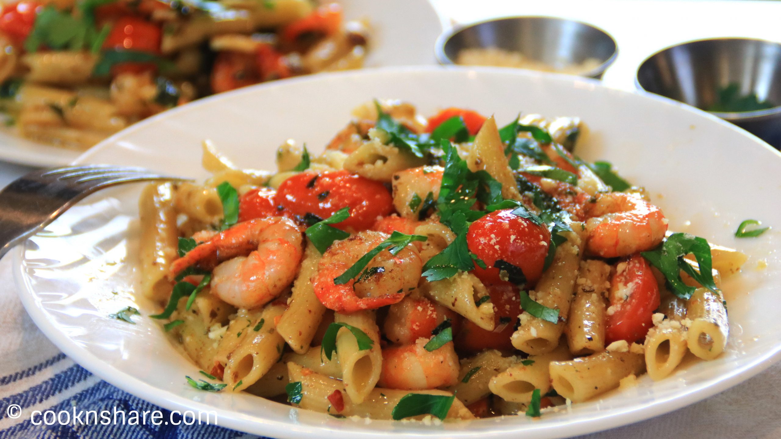 garlic shrimp pasta