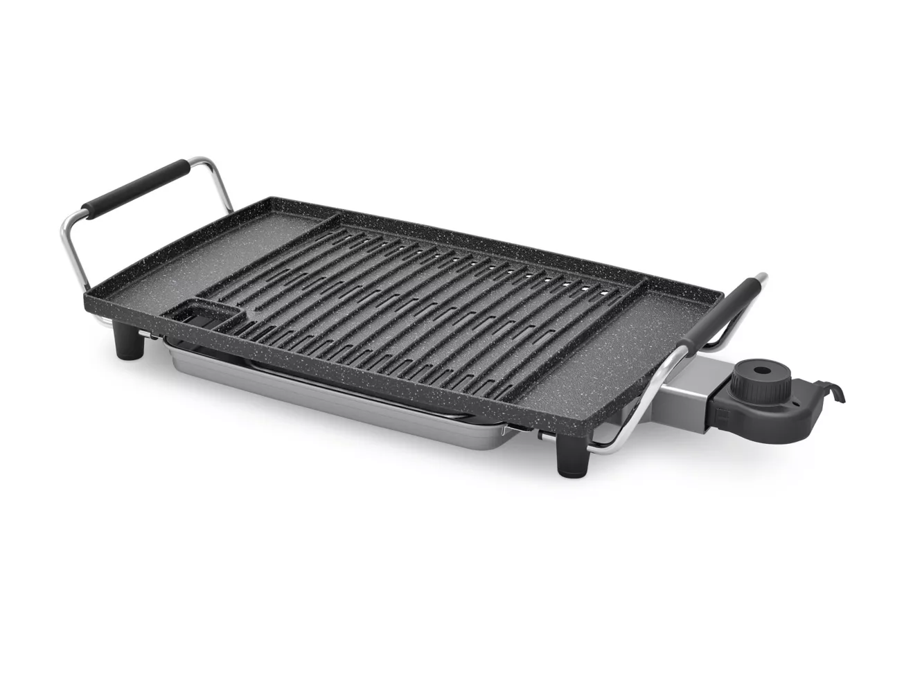 How do you clean an indoor smokeless grill?
