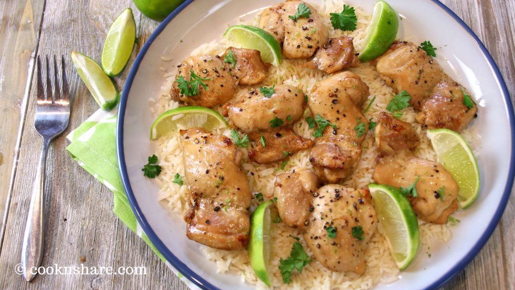 lime garlic chicken