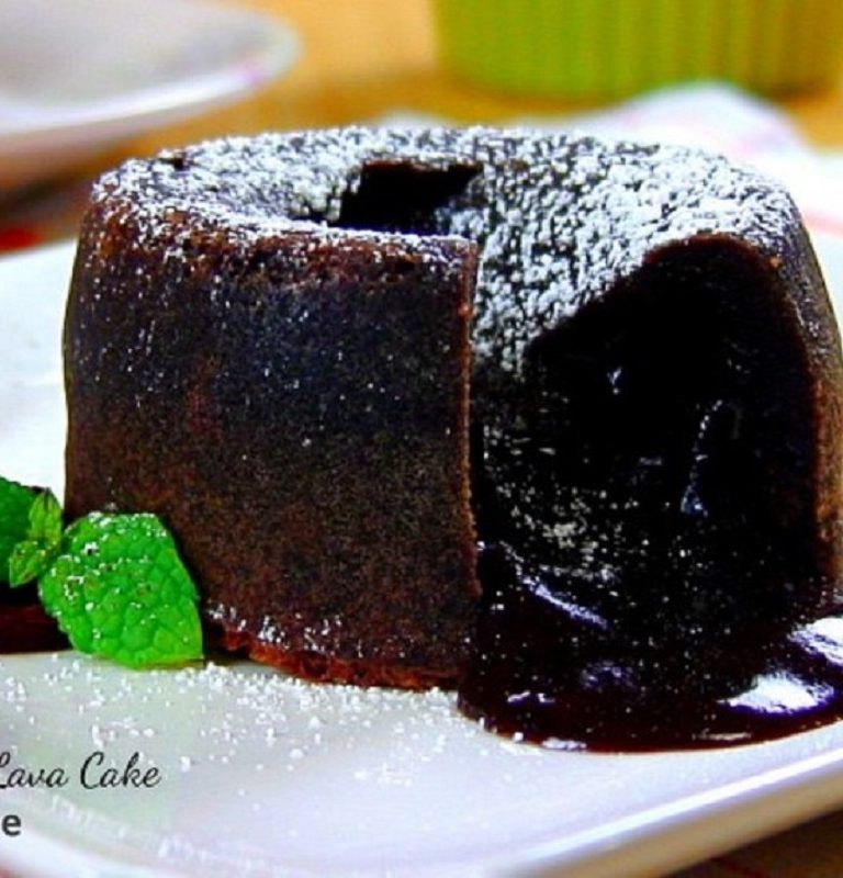 Eggless Choco Lava Cake - Cooking From Heart