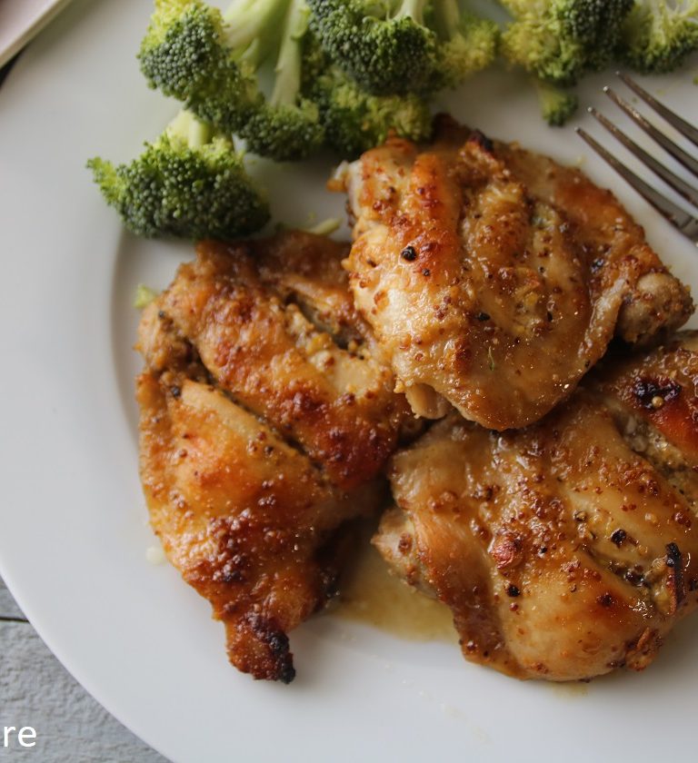 sweetmustardchickenthighs