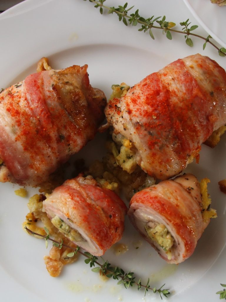 stuffedchickenbaconwrappedthighs