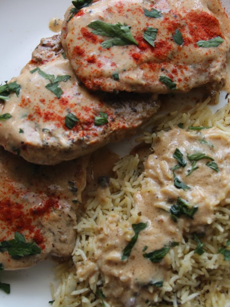 creamy ranch pork chops