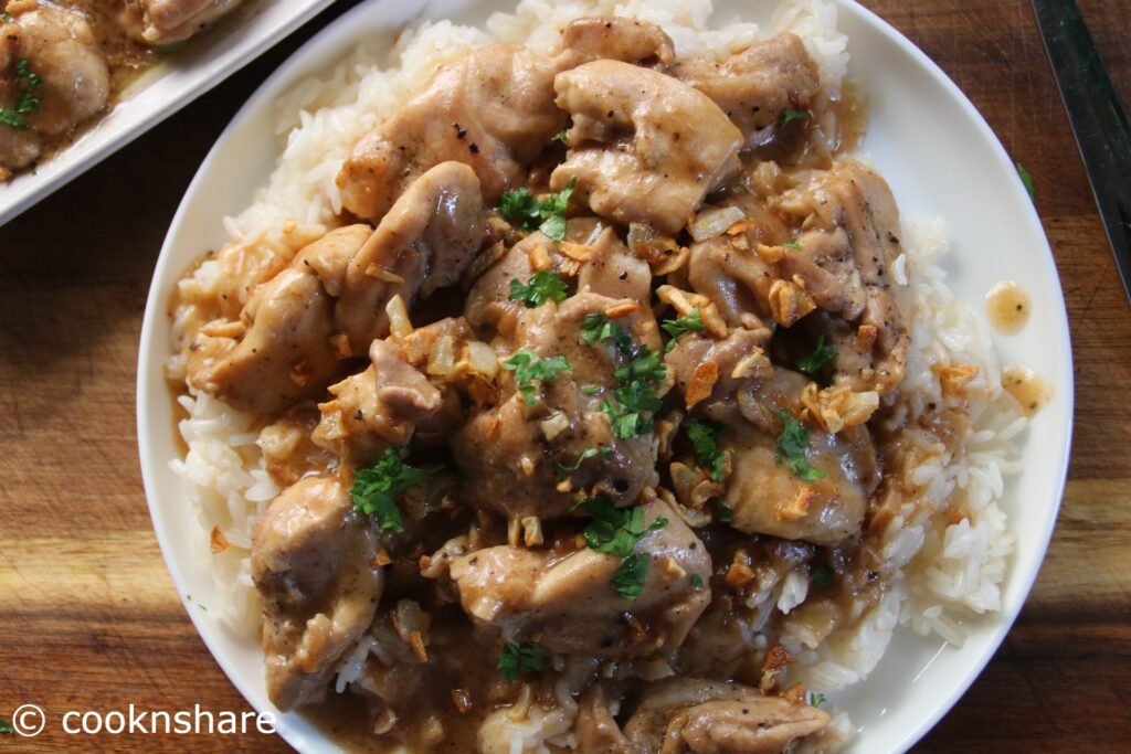 frugalsmotheredgarlicpepperchicken