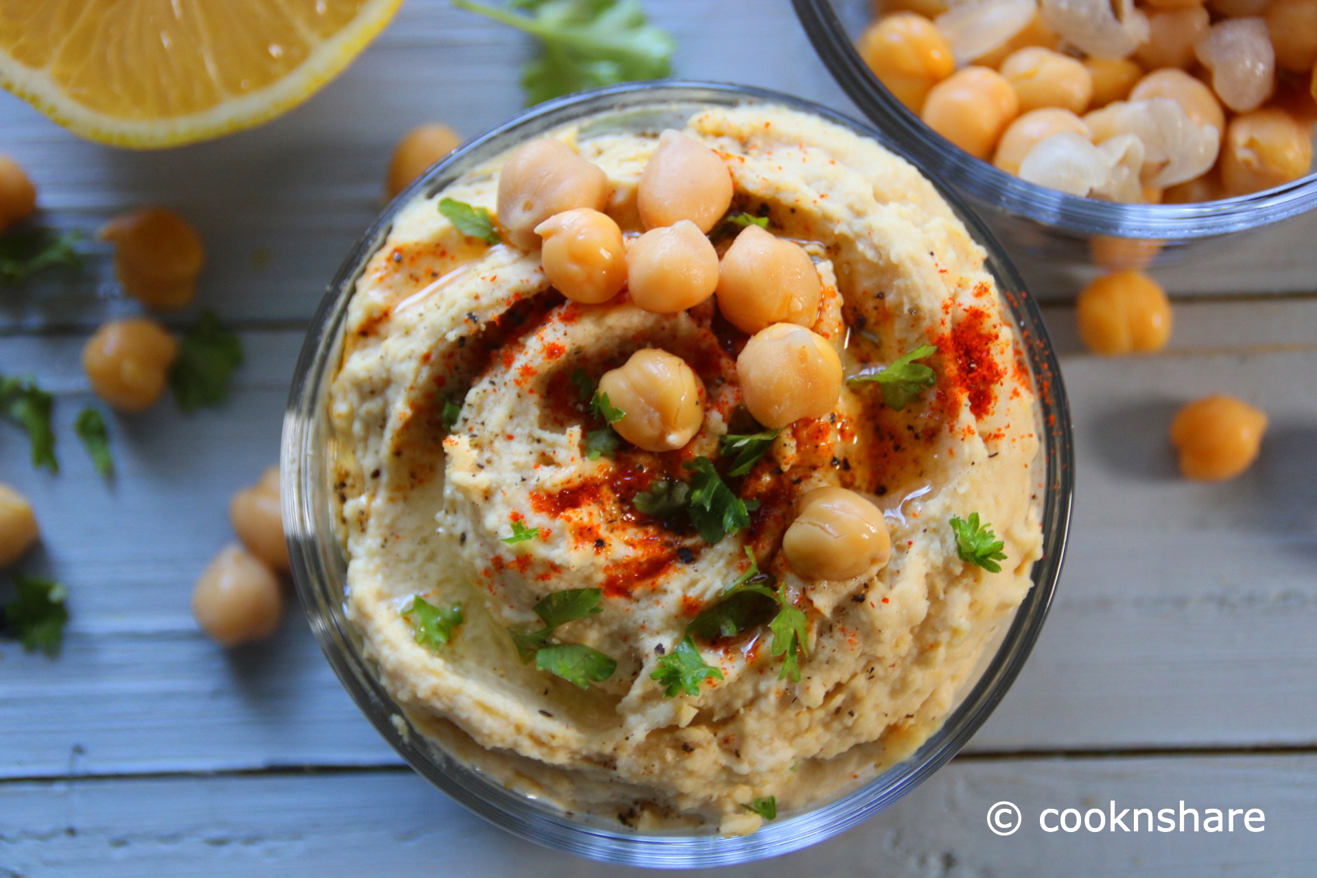 Easy Chickpea Hummus – Cook n' Share