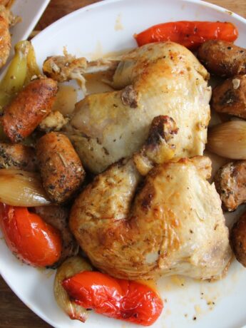 Roasted Chicken and Sausage