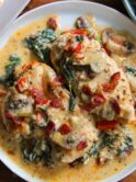 smotheredchickenwithcreamybaconmushroomsandspinach