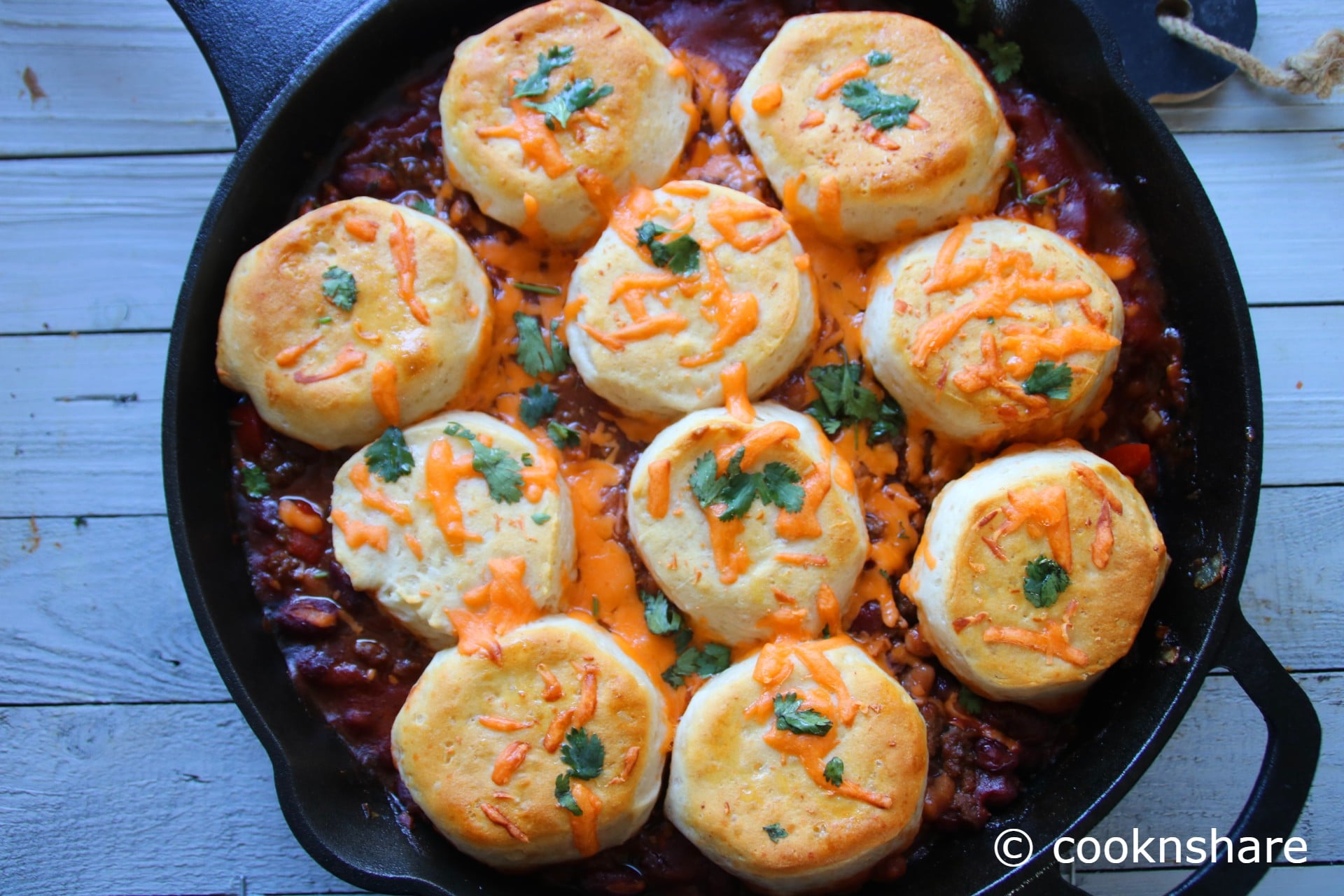 Ground Beef Bean & Biscuit Casserole Bake – Cook n' Share