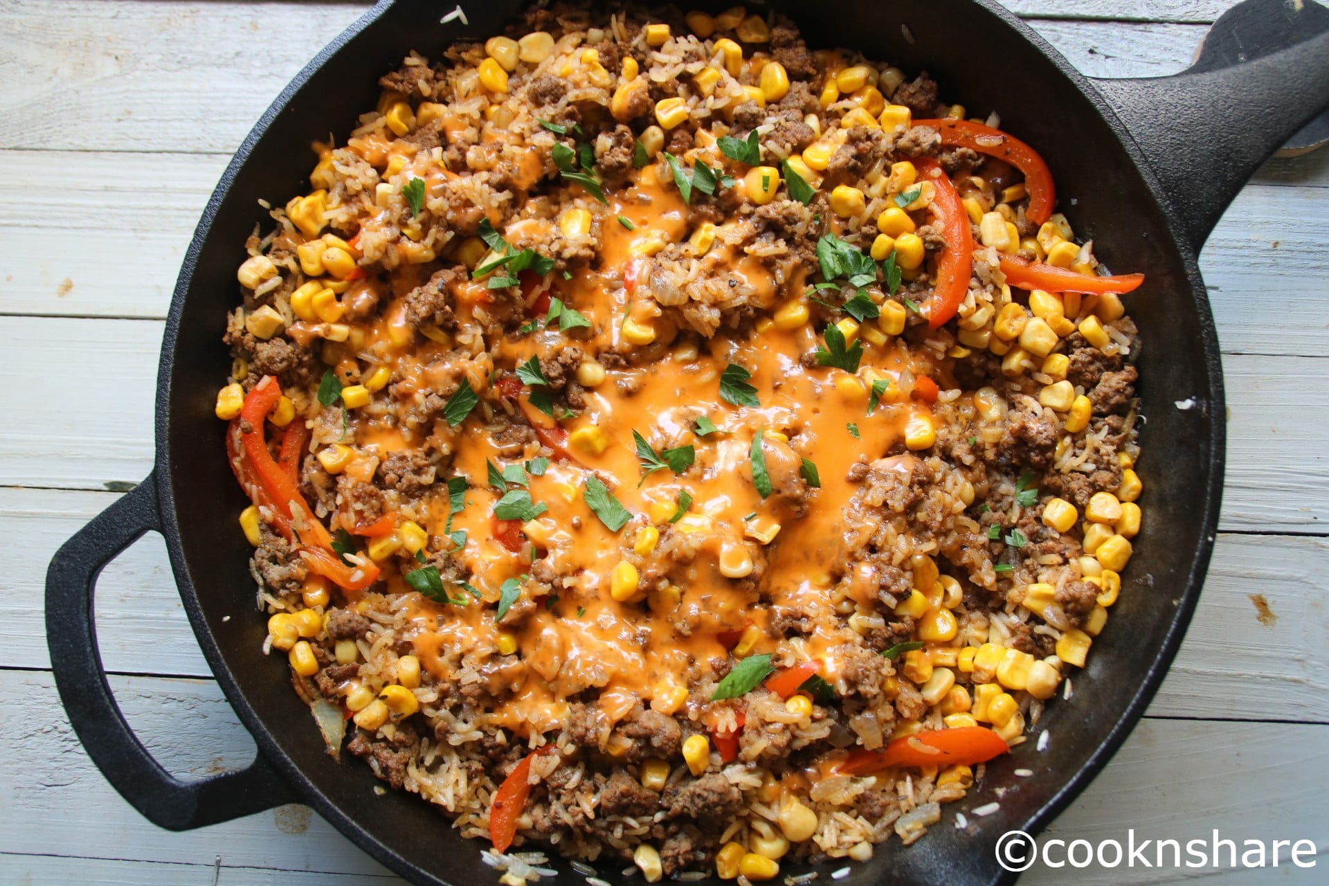 You’ve GOT to Try This Dr Pepper BBQ Beef & Rice Skillet – Cook n' Share