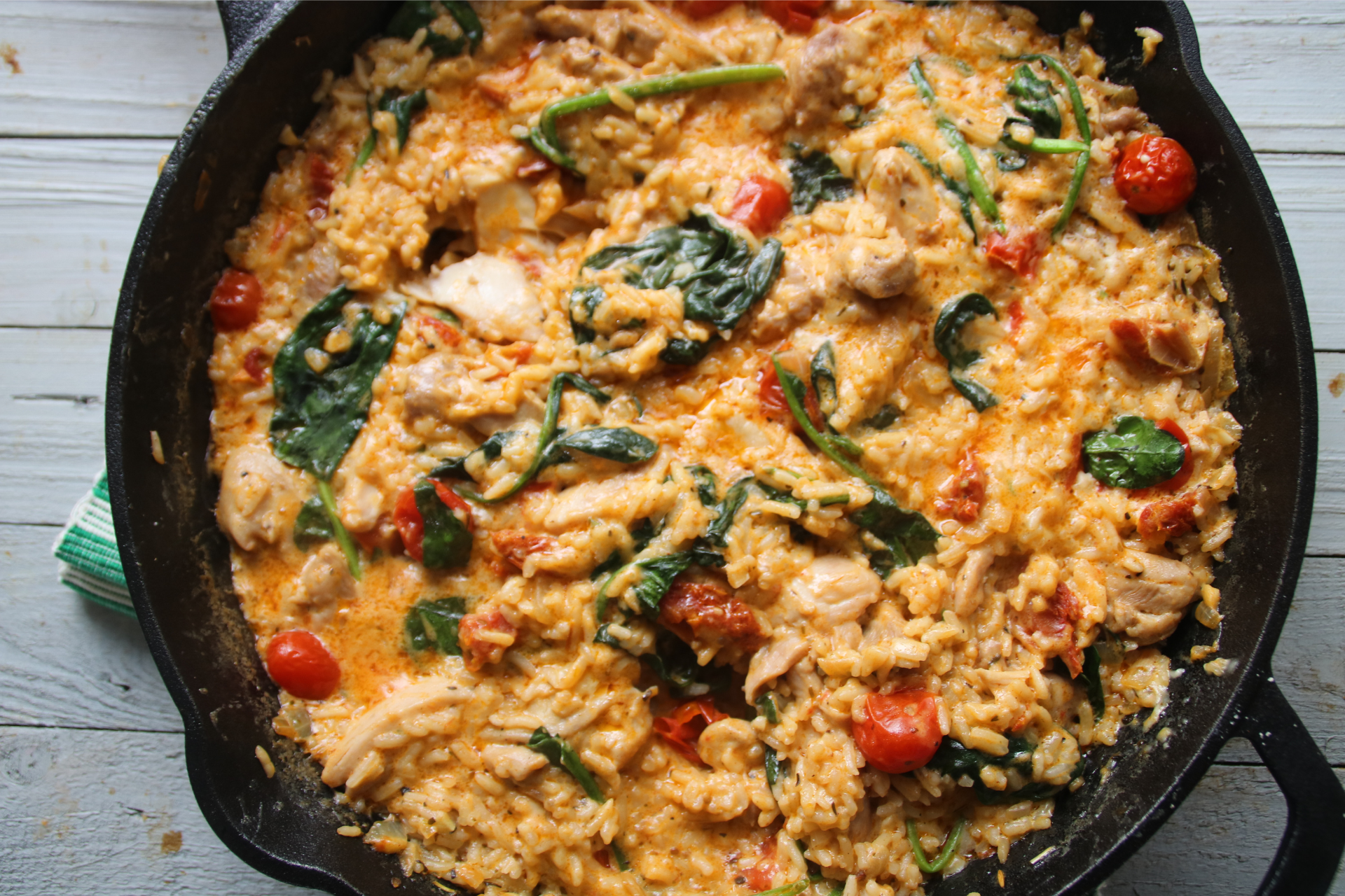 Lost in Tuscany – Rustic Chicken &amp; Rice Skillet – Cook n' Share